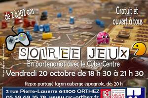 Soirée jeux... et jeux vidéo!