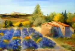 « Dans la lumière du sud, la Provence » par Jean-Marie Ferrer - Exposition peintures, huiles sur toile au couteau, dessins aquarellés, encre de Chine, crayons