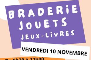 Braderie jouets, jeux, livres