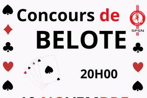 CONCOURS DE BELOTE DE LA SPSN