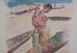 « Peuples et habitations » par les Ateliers d’Arts Plastiques - Exposition aquarelles, acryliques, pastels, huiles, peintures sur porcelaine, encadrements et cartonnages