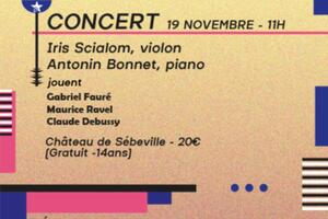 Concert: Iris Scialom & Antonin Bonnet au château de Sébeville