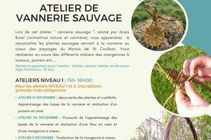 Ateliers de vannerie sauvage