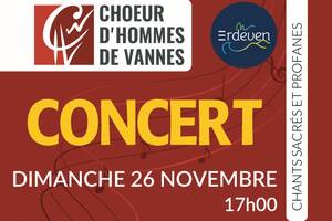 CONCERT CHOEUR D'HOMMES DE VANNES