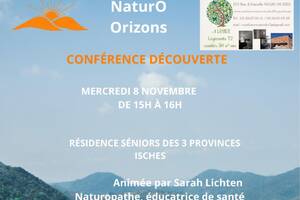 Conférence découverte par Sarah Lichten Bien vieillir avec la naturopathie