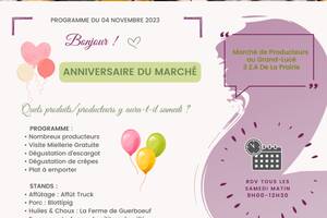 Marché Producteurs & Artisans Le Grand-Lucé