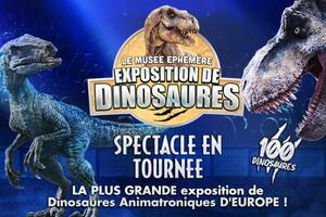 Dinosaures: Saint-Étienne accueille le Musée Éphémère®