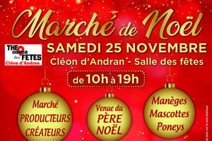 MARCHE DE NOEL A CLEON D'ANDRAN