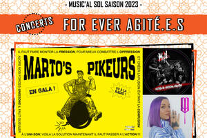 For ever Agité·e·s : Marto's Pikeurs + M.O.S.H. + DjT Purple