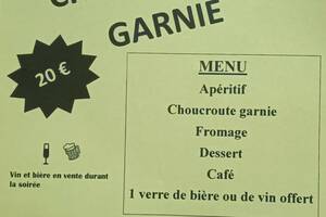 CHOUCROUTE GARNIE