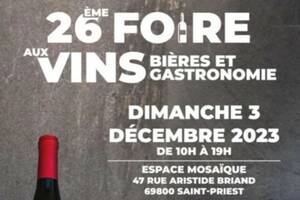 26e Foire aux Vins, Bières et Gastronomie