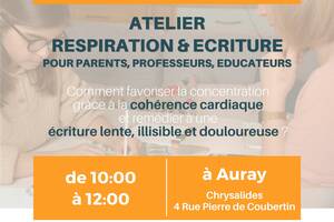 Atelier Respiration et Ecriture