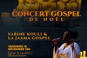 Concert de Noël- Sabine Kouli et la Jaama Gospel