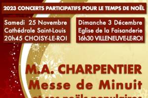 Messe de Minuit de Marc-Antoine Charpentier et ses noëls populaires chantés par le public