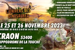 Univers des dinosaures craon