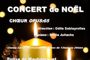 GAUDETE ! concert de Noël par le Choeur OPUS:65 de Séméac (65600)