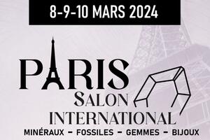 Salon de minéralogie et gemmologie de Paris 08-10 Maris 2024