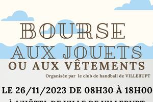 Bourse aux jouets