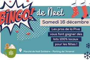 Bingo de Noël de La Pive au Marché de Noël Solidaire