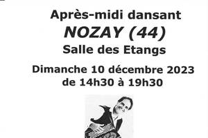Après-midi dansant à Nozay avec Mickael RICHARD le 10/12/23