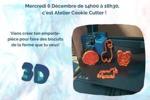 Atelier Cookie Cutter 3D chez Fabrico !