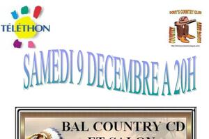 Bal CD Country/Salon au profit du Téléthon