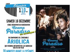 Diffusion Cinéma Paradiso avec Musiciens en Live