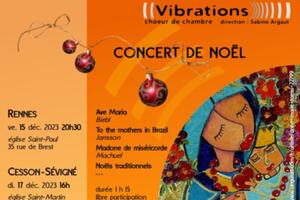 Concert de Noël avec le chœur Vibrations