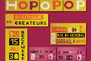 Boutique Ephémère de Créateurs HOP POp POp à Saintes