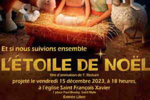 Projection du film l'étoile de Noël