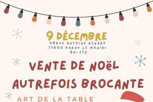 Vente de Noël Autrefois Brocante