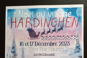 NOEL  AU  VILLAGE  D'HARDINGHEN