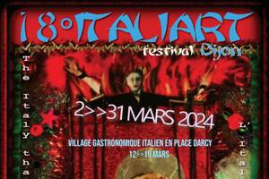 photo Vernissage/ouverture 18éme ITALIART Festival Dijon 2024