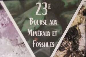 23 ème Salon exposition de minéraux,  bijoux et fossiles, trésors de la terre
