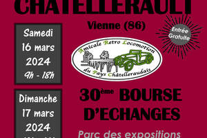 30ème BOURSE D’ECHANGES Auto Moto de Châtellerault (86)