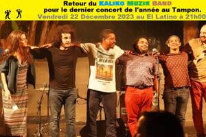 Retour du Kaliko Muzik Band pour le dernier concert de l'année au Tampon (El latino)