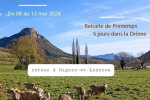 Retraite de Yoga dans la Drôme ~ printemps 2024