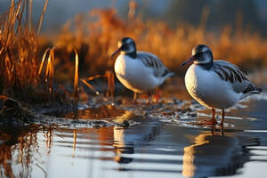 Comptage d’oiseaux d’eaux  (Wetlands international)