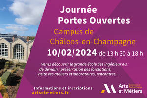 Journée Portes Ouvertes 2024 - Campus de Châlons-en-Champagne