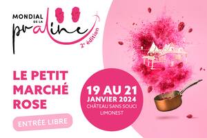 MONDIAL DE LA PRALINE : Le Petit Marché Rose, du 19 au 21 janvier 2024