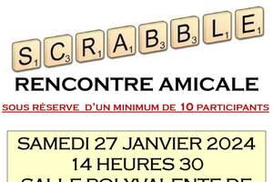 RENCONTRE AMICALE DE SCRABBLE