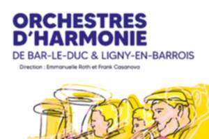Concert Orchestres d'harmonie de Ligny-en-Barrois et bar le duc