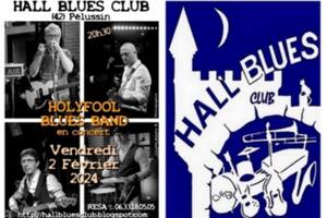 Blues avec HOLYFOOL BLUES BAND en concert au Hall Blues Club