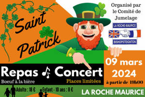 Repas Concert de la Saint Patrick avec le groupe Skelligh