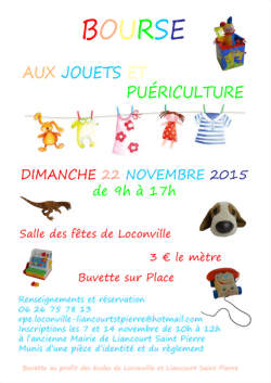 Bourse aux jouets et puericulture