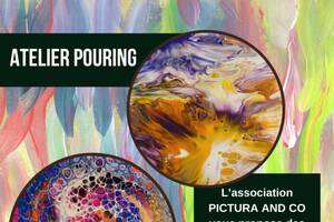 Ateliers exceptionnels de pouring acrylique