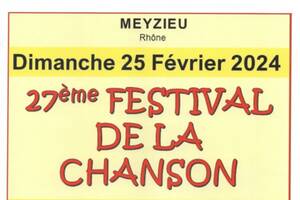 27ème FESTIVAL DE LA CHANSON