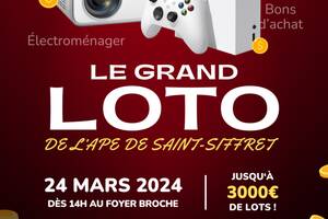 Grand Loto de l'APE de Saint-Siffret