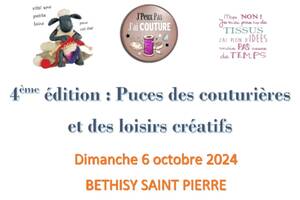 4ème édition des puces des couturières et loisirs créatifs