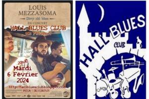 Dirty Old Blues avec Louis MEZZASOMA Trio en concert au Hall Blues Club